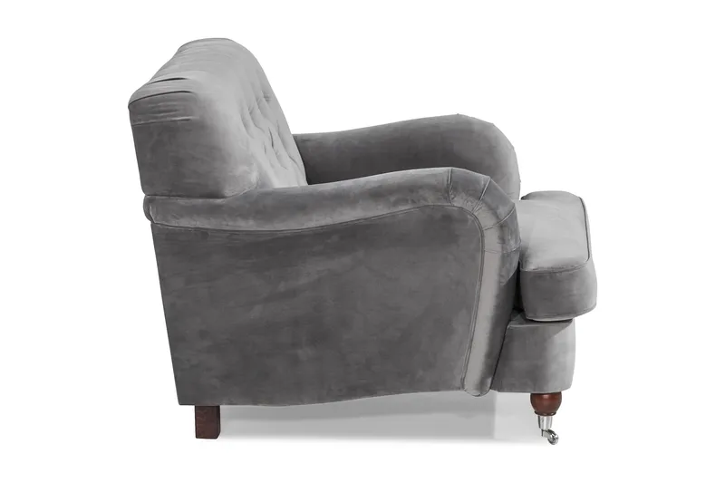 Nojatuoli New Castle - Hopeanharmaa - Huonekalut - Tuoli & nojatuoli - Nojatuoli & lepotuoli - Howard-nojatuolit