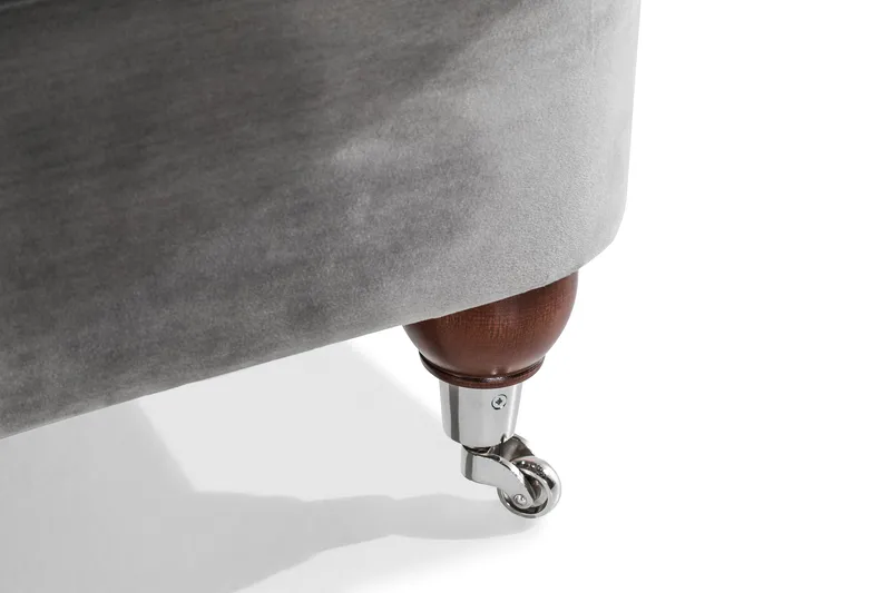 Nojatuoli New Castle - Hopeanharmaa - Huonekalut - Tuoli & nojatuoli - Nojatuoli & lepotuoli - Howard-nojatuolit