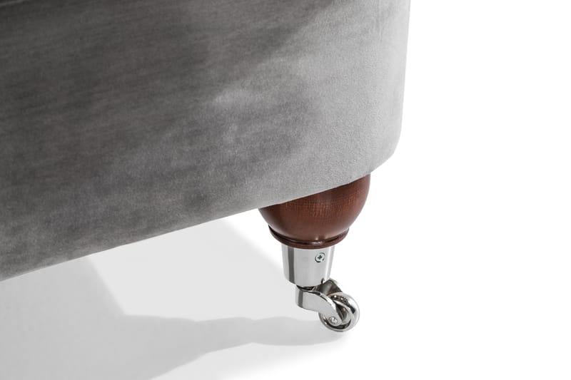 Nojatuoli New Castle - Hopeanharmaa - Huonekalut - Tuoli & nojatuoli - Nojatuoli & lepotuoli - Howard-nojatuolit