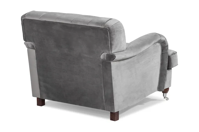 Nojatuoli New Castle - Hopeanharmaa - Huonekalut - Tuoli & nojatuoli - Nojatuoli & lepotuoli - Howard-nojatuolit