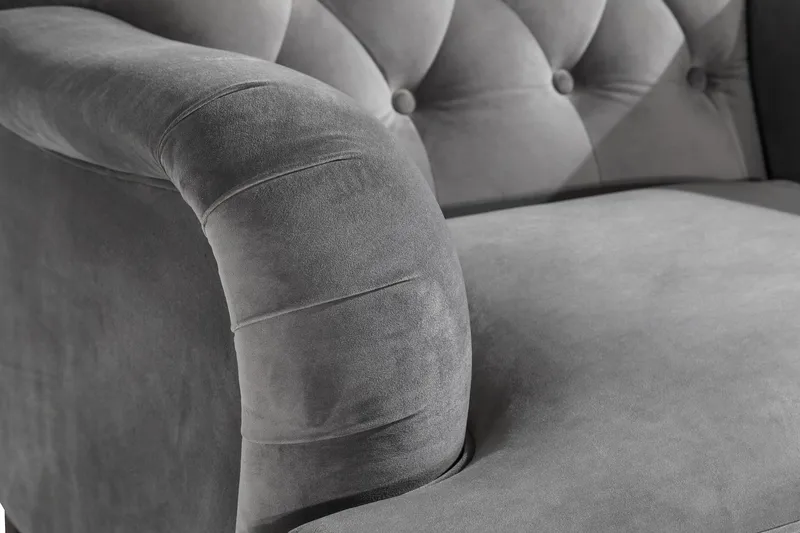 Nojatuoli New Castle - Hopeanharmaa - Huonekalut - Tuoli & nojatuoli - Nojatuoli & lepotuoli - Howard-nojatuolit