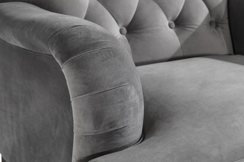 Nojatuoli New Castle - Hopeanharmaa - Huonekalut - Tuoli & nojatuoli - Nojatuoli & lepotuoli - Howard-nojatuolit