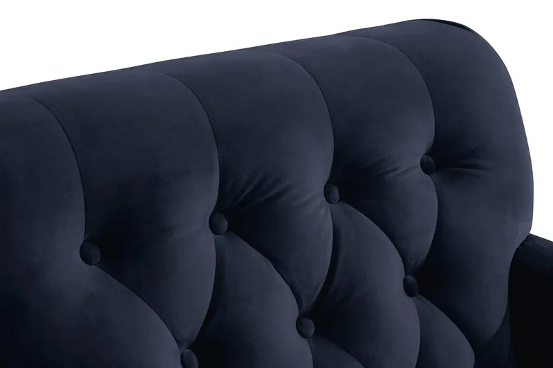 Nojatuoli New Castle Sametti - Yönsininen - Huonekalut - Tuoli & nojatuoli - Nojatuoli & lepotuoli - Howard-nojatuolit