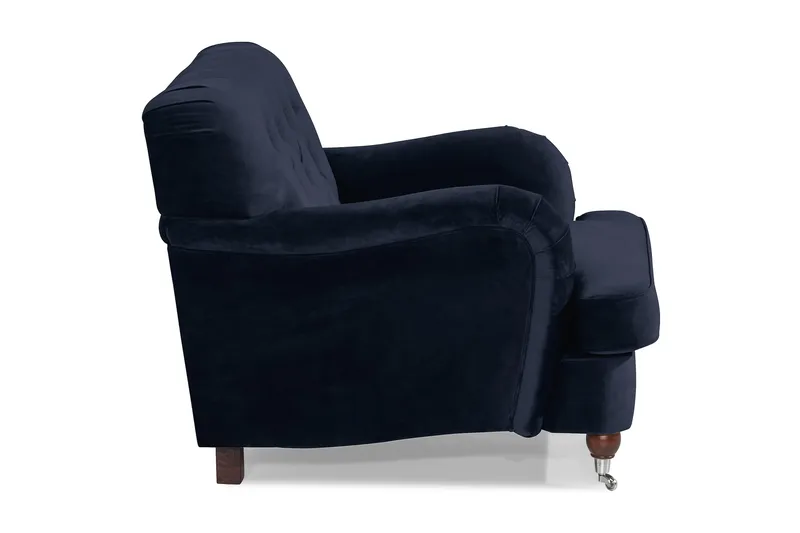 Nojatuoli New Castle Sametti - Yönsininen - Huonekalut - Tuoli & nojatuoli - Nojatuoli & lepotuoli - Howard-nojatuolit