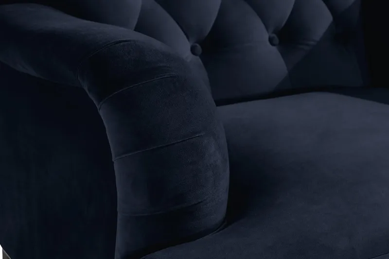 Nojatuoli New Castle Sametti - Yönsininen - Huonekalut - Tuoli & nojatuoli - Nojatuoli & lepotuoli - Howard-nojatuolit