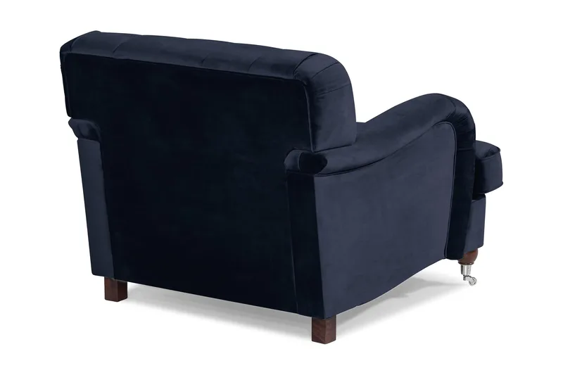 Nojatuoli New Castle Sametti - Yönsininen - Huonekalut - Tuoli & nojatuoli - Nojatuoli & lepotuoli - Howard-nojatuolit