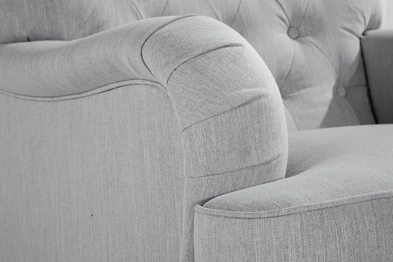 Nojatuoli New Castle - Pellavanharmaa - Huonekalut - Tuoli & nojatuoli - Nojatuoli & lepotuoli - Howard-nojatuolit