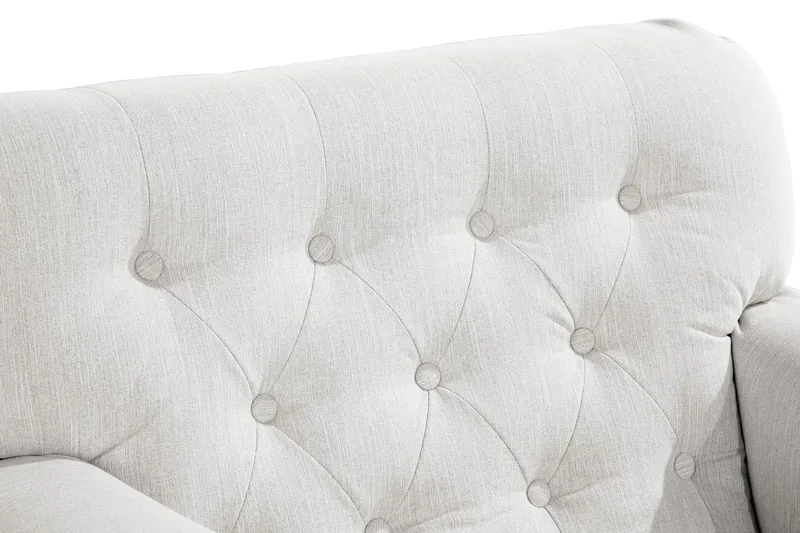 Nojatuoli New Castle - Pellavanbeige - Huonekalut - Tuoli & nojatuoli - Nojatuoli & lepotuoli - Howard-nojatuolit