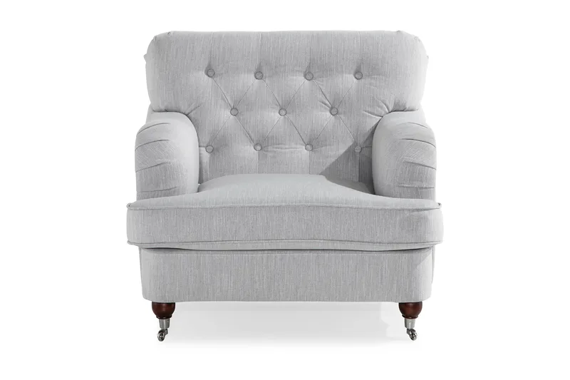 Nojatuoli New Castle - Pellavanharmaa - Huonekalut - Tuoli & nojatuoli - Nojatuoli & lepotuoli - Howard-nojatuolit