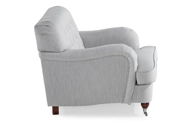 Nojatuoli New Castle - Pellavanharmaa - Huonekalut - Tuoli & nojatuoli - Nojatuoli & lepotuoli - Howard-nojatuolit