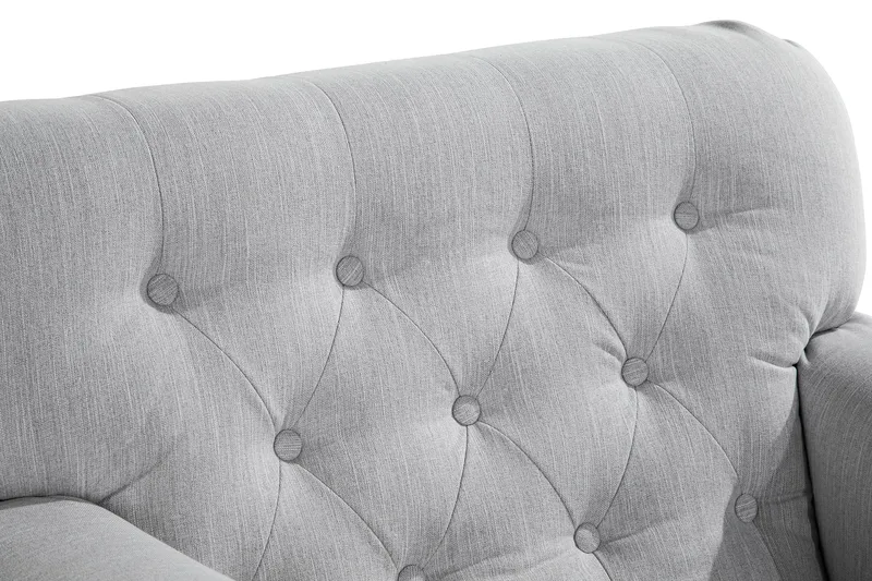 Nojatuoli New Castle - Pellavanharmaa - Huonekalut - Tuoli & nojatuoli - Nojatuoli & lepotuoli - Howard-nojatuolit