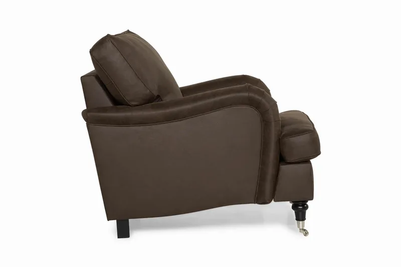 Nojatuoli Oxford Classic Keinonahka - Vintage Ruskea - Huonekalut - Tuoli & nojatuoli - Nojatuoli & lepotuoli - Howard-nojatuolit