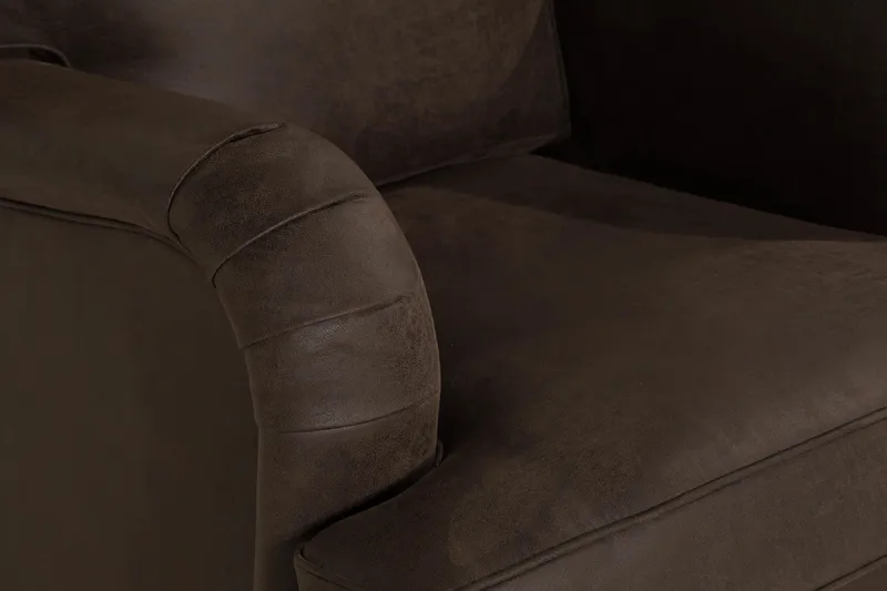 Nojatuoli Oxford Classic Keinonahka - Vintage Ruskea - Huonekalut - Tuoli & nojatuoli - Nojatuoli & lepotuoli - Howard-nojatuolit