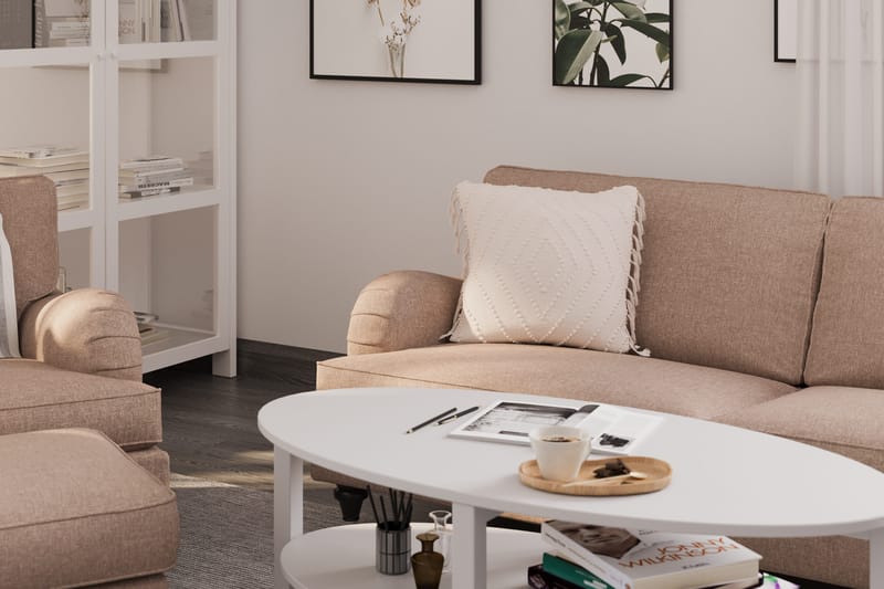 Nojatuoli Oxford Classic - Tummabeige - Huonekalut - Tuoli & nojatuoli - Nojatuoli & lepotuoli - Howard-nojatuolit