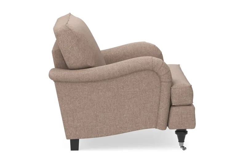 Nojatuoli Oxford Classic - Tummabeige - Huonekalut - Tuoli & nojatuoli - Nojatuoli & lepotuoli - Howard-nojatuolit