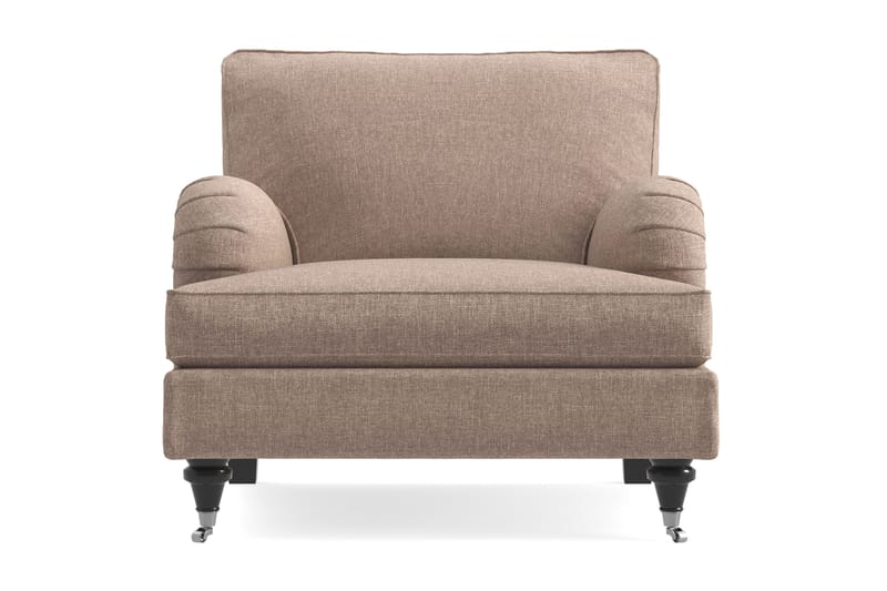 Nojatuoli Oxford Classic - Tummabeige - Huonekalut - Tuoli & nojatuoli - Nojatuoli & lepotuoli - Howard-nojatuolit