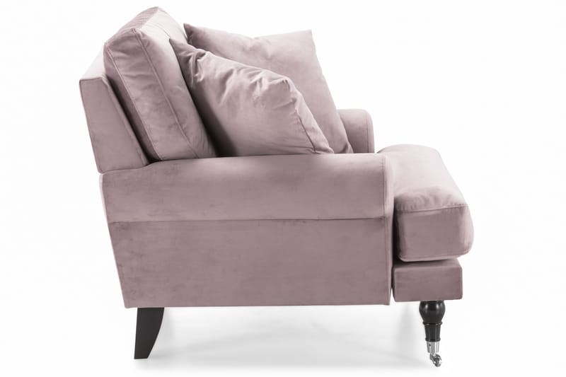 Nojatuoli Webber Sametti - Liila Kromi - Huonekalut - Tuoli & nojatuoli - Nojatuoli & lepotuoli - Howard-nojatuolit