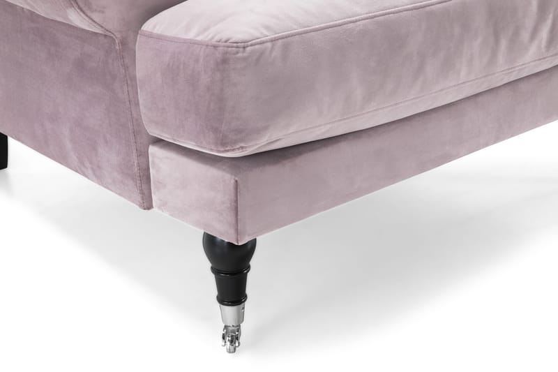 Nojatuoli Webber Sametti - Liila Kromi - Huonekalut - Tuoli & nojatuoli - Nojatuoli & lepotuoli - Howard-nojatuolit