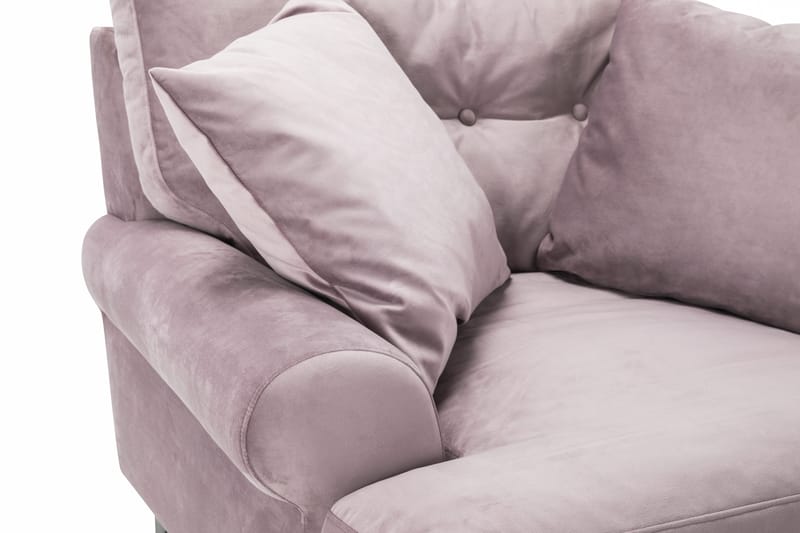 Nojatuoli Webber Sametti - Liila Kromi - Huonekalut - Tuoli & nojatuoli - Nojatuoli & lepotuoli - Howard-nojatuolit