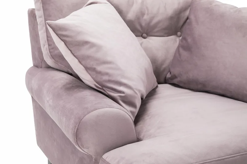 Nojatuoli Webber Sametti - Liila Messinki - Huonekalut - Tuoli & nojatuoli - Nojatuoli & lepotuoli - Howard-nojatuolit