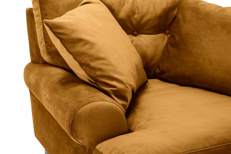 Nojatuoli Webber Sametti - Meripihka Messinki - Huonekalut - Tuoli & nojatuoli - Nojatuoli & lepotuoli - Howard-nojatuolit