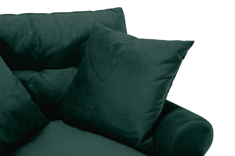 Nojatuoli Webber Sametti - Tummanvihreä Messinki - Huonekalut - Tuoli & nojatuoli - Nojatuoli & lepotuoli - Howard-nojatuolit