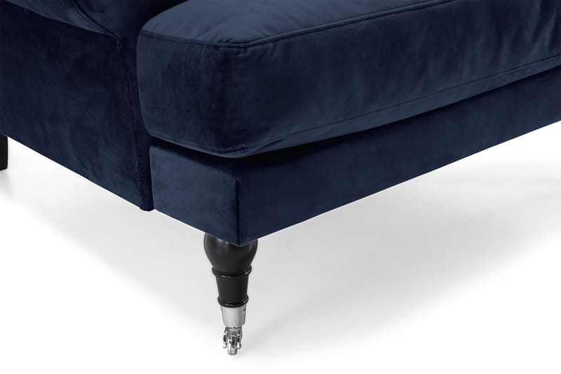 Nojatuoli Webber Sametti - Y önsininen Kromi - Huonekalut - Tuoli & nojatuoli - Nojatuoli & lepotuoli - Howard-nojatuolit