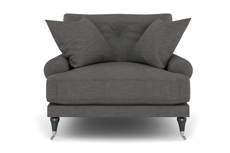 Nojatuoli Webber - Tummanharmaa Kromi - Huonekalut - Tuoli & nojatuoli - Nojatuoli & lepotuoli - Howard-nojatuolit