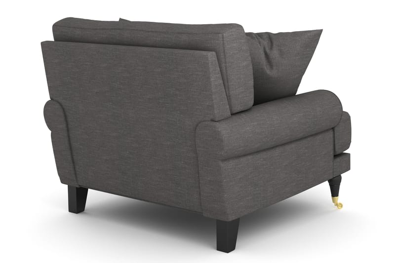 Nojatuoli Webber - Tummanharmaa Messinki - Huonekalut - Tuoli & nojatuoli - Nojatuoli & lepotuoli - Howard-nojatuolit