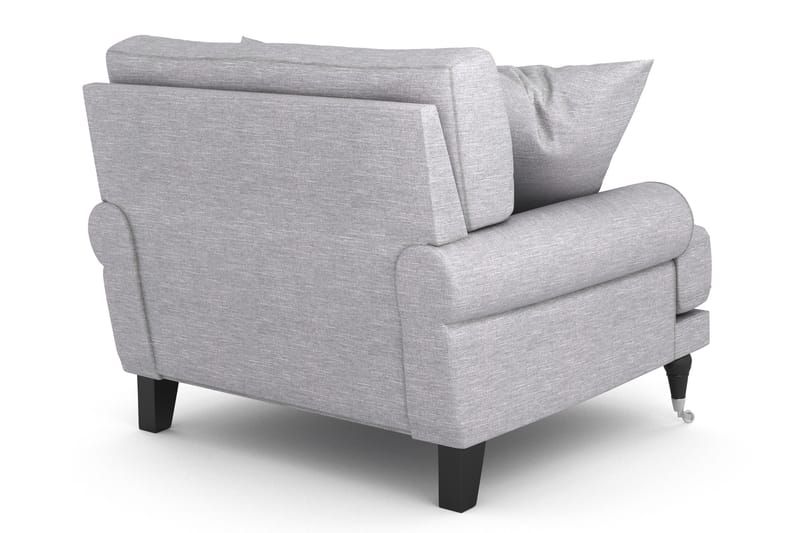 Nojatuoli Webber - Vaaleanharmaa Kromi - Huonekalut - Tuoli & nojatuoli - Nojatuoli & lepotuoli - Howard-nojatuolit