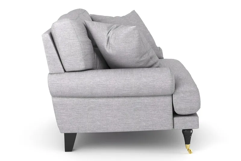 Nojatuoli Webber - Vaaleanharmaa Messinki - Huonekalut - Tuoli & nojatuoli - Nojatuoli & lepotuoli - Howard-nojatuolit