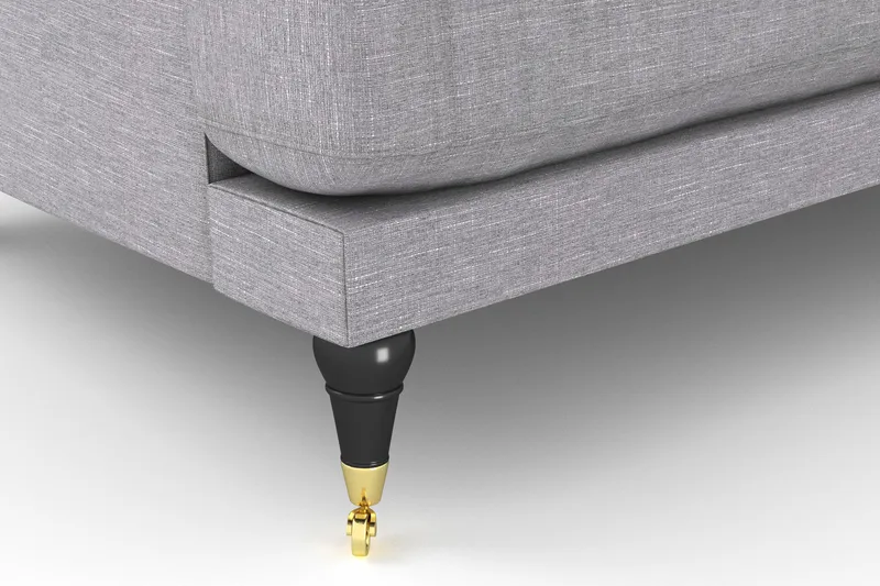 Nojatuoli Webber - Vaaleanharmaa Messinki - Huonekalut - Tuoli & nojatuoli - Nojatuoli & lepotuoli - Howard-nojatuolit