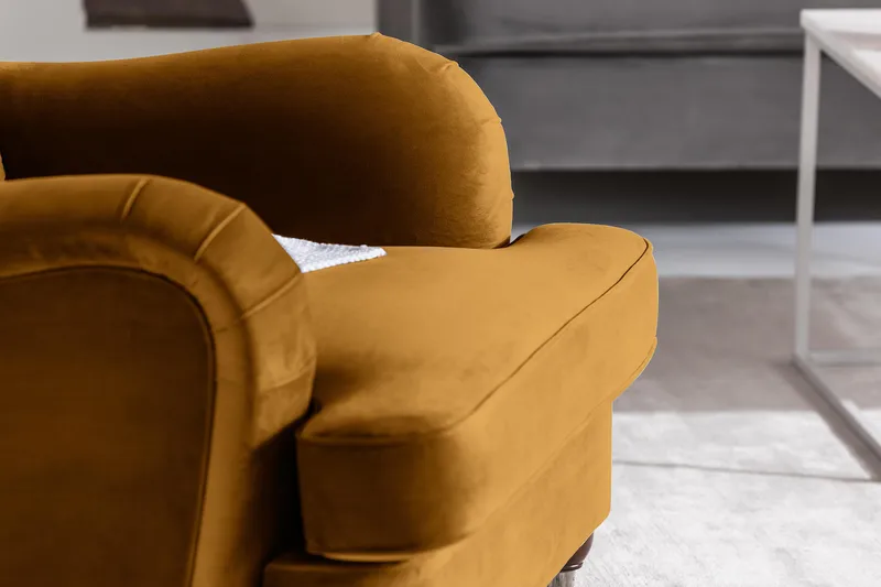 Samettinojatuoli New Castle - Meripihka - Huonekalut - Tuoli & nojatuoli - Nojatuoli & lepotuoli - Howard-nojatuolit