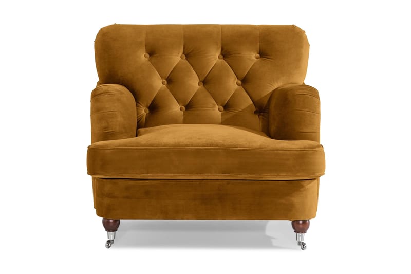 Samettinojatuoli New Castle - Meripihka - Huonekalut - Tuoli & nojatuoli - Nojatuoli & lepotuoli - Howard-nojatuolit