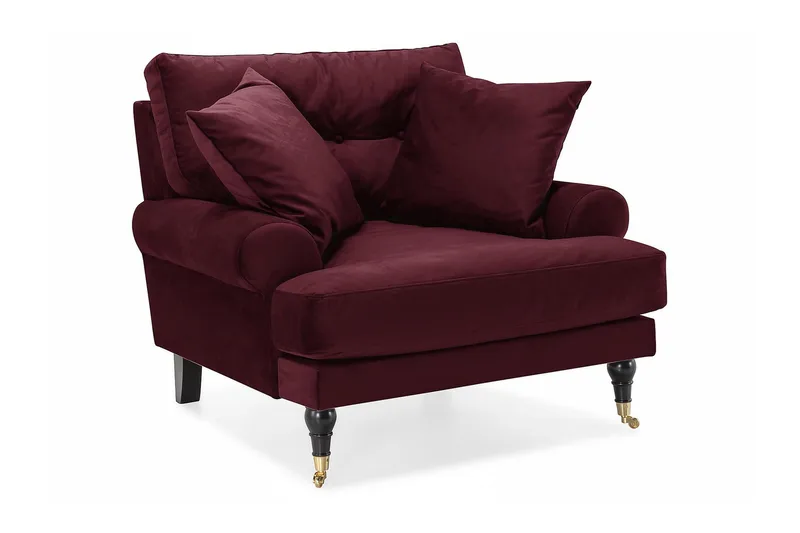 Samettinojatuoli Webber, Liila/Messinki