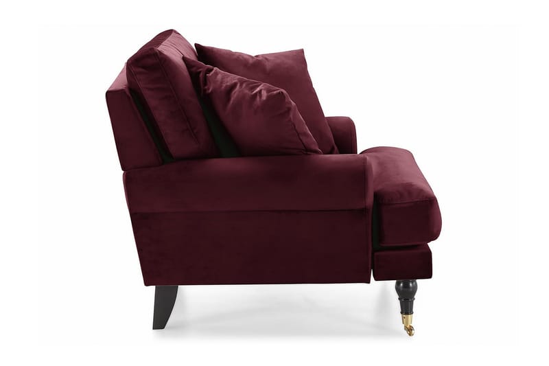 Samettinojatuoli Webber - Liila/Messinki - Huonekalut - Tuoli & nojatuoli - Nojatuoli & lepotuoli - Howard-nojatuolit