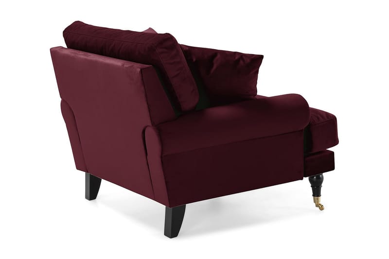 Samettinojatuoli Webber - Liila/Messinki - Huonekalut - Tuoli & nojatuoli - Nojatuoli & lepotuoli - Howard-nojatuolit