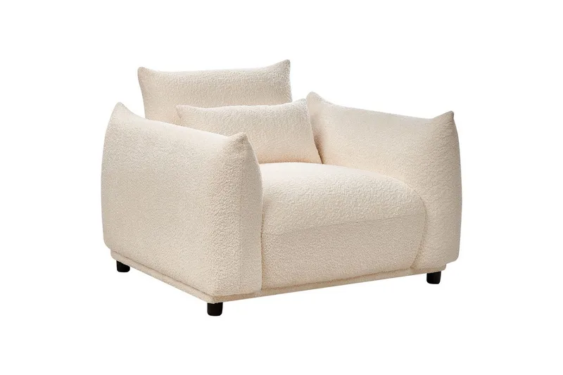 Nojatuoli Jamsa - Valkoinen, Musta - Huonekalut - Tuoli & nojatuoli - Nojatuoli & lepotuoli