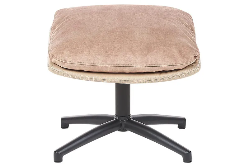 Kääntyvä nojatuoli Eide - Beige, musta - Huonekalut - Tuoli & nojatuoli - Nojatuoli & lepotuoli