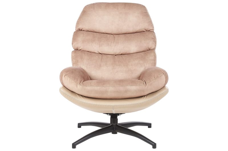 Kääntyvä nojatuoli Eide - Beige, musta - Huonekalut - Tuoli & nojatuoli - Nojatuoli & lepotuoli - Howard-nojatuolit