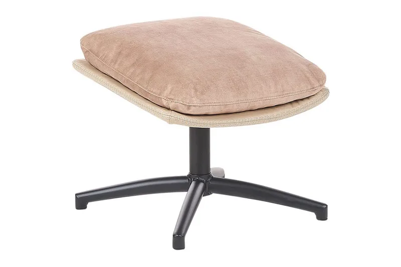 Kääntyvä nojatuoli Eide - Beige, musta - Huonekalut - Tuoli & nojatuoli - Nojatuoli & lepotuoli