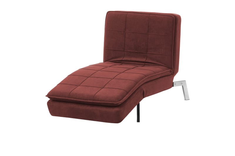 Karyne Lepotuoli 179 cm - Punainen - Huonekalut - Tuoli & nojatuoli - Nojatuoli & lepotuoli - Makuutuoli & divaanituoli