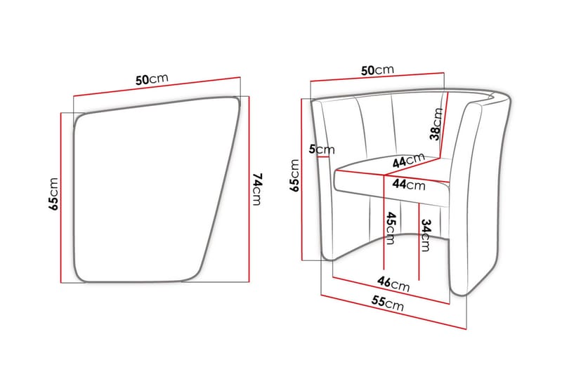 Nojatuoli Kubeek Cuba - Huonekalut - Tuoli & nojatuoli - Nojatuoli & lepotuoli