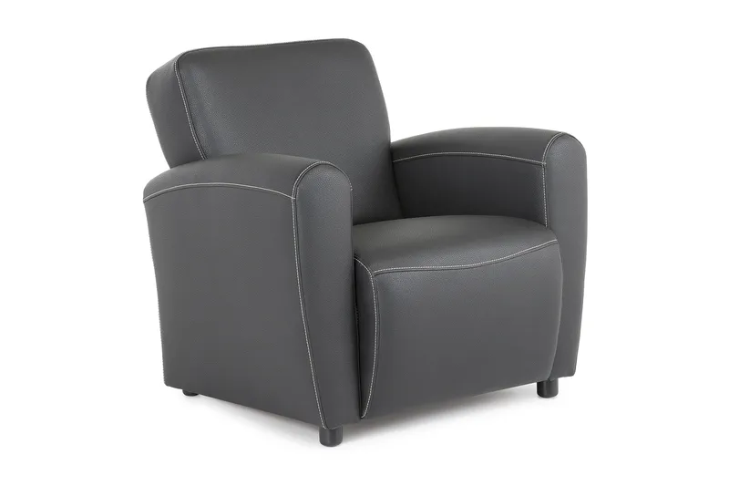 Nojatuoli Manchester Musta, Bonded Leather