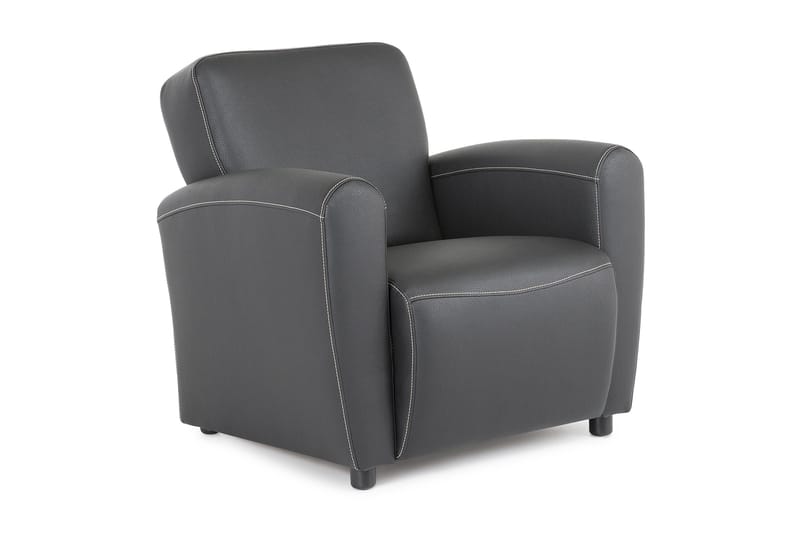 Nojatuoli Manchester Musta, Bonded Leather