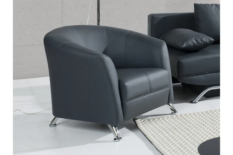 Olier Nojatuoli 86x77x68 cm - Huonekalut - Tuoli & nojatuoli - Nojatuoli & lepotuoli - Nahkainen nojatuoli