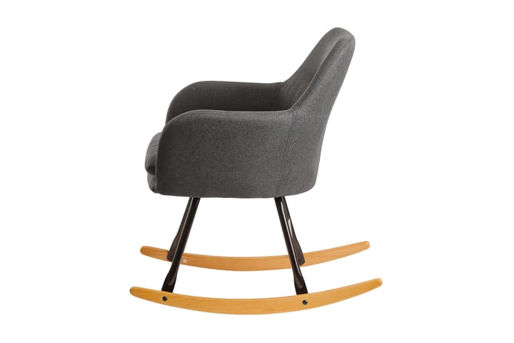 Keinutuoli Clanton - Tummanharmaa/Musta/Ruskea - Nojatuoli & lepotuoli - Pyörivät tuolit & keinutuoli