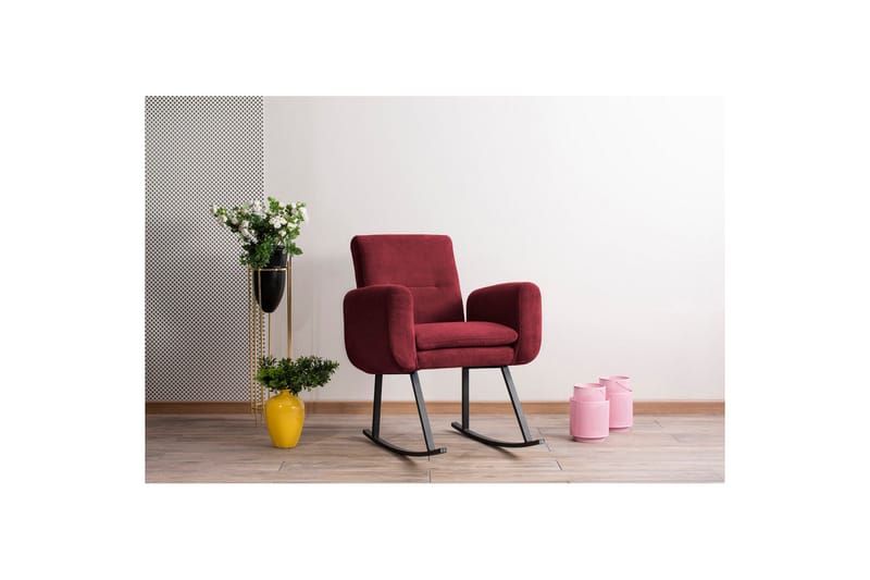 Keinutuoli Hedhehope - Maroon - Huonekalut - Tuoli & nojatuoli - Nojatuoli & lepotuoli