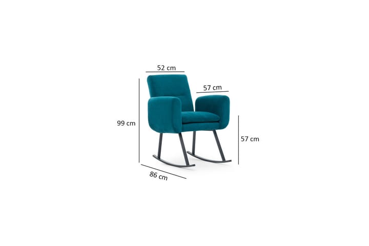Keinutuoli Hedhehope - Vihreä - Nojatuoli & lepotuoli - Pyörivät tuolit & keinutuoli