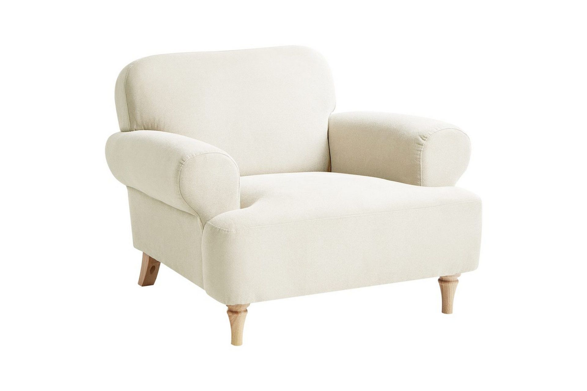 Nojatuoli Kiberg - Beige, Vaalea puu